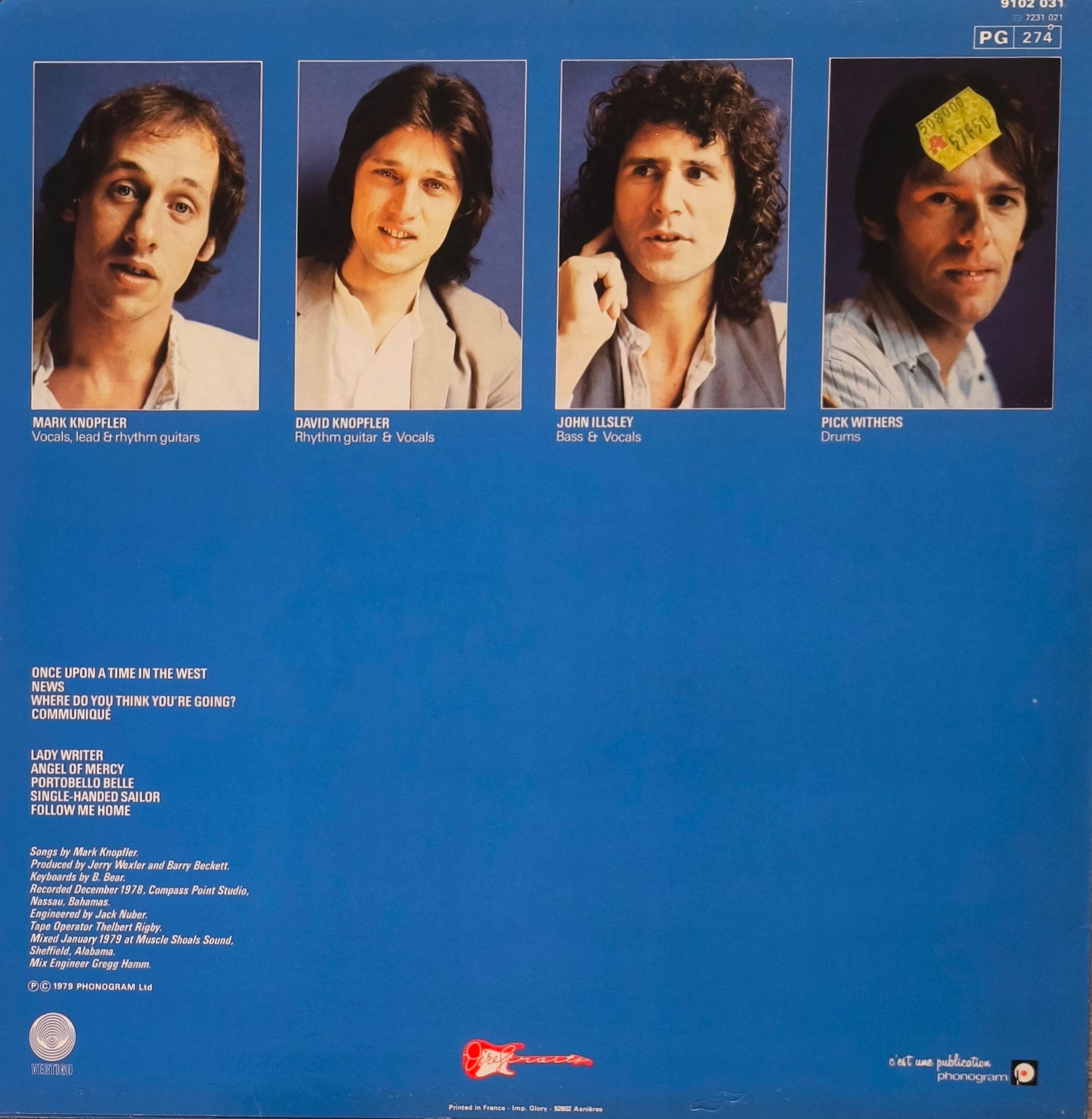 DIRE STRAITS - Communiqué