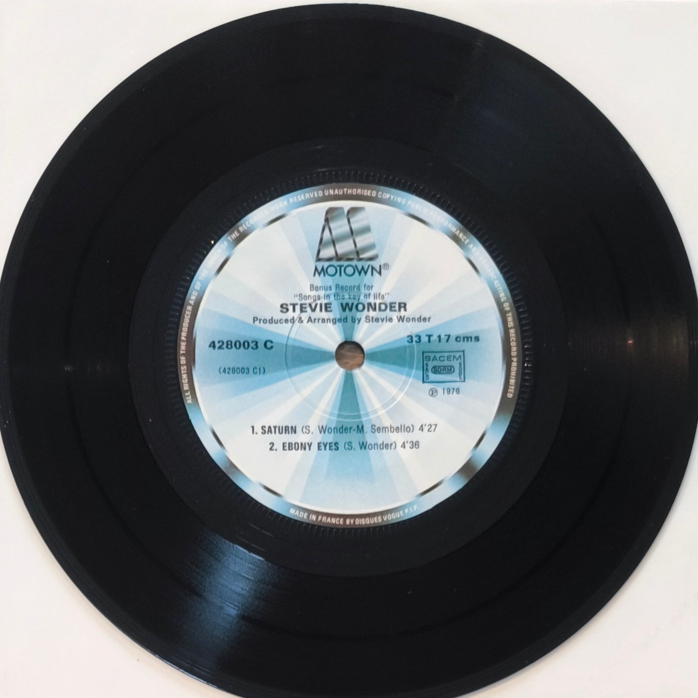 STEVIE WONDER - Songs In The Key Of Life (Disque Couleur Orange) (+45 tours)