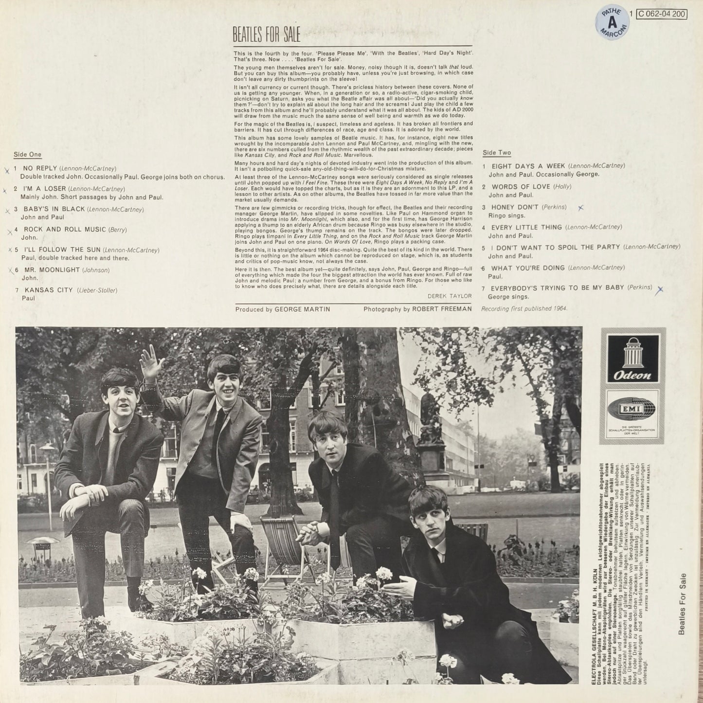 THE BEATLES - Beatles For Sale