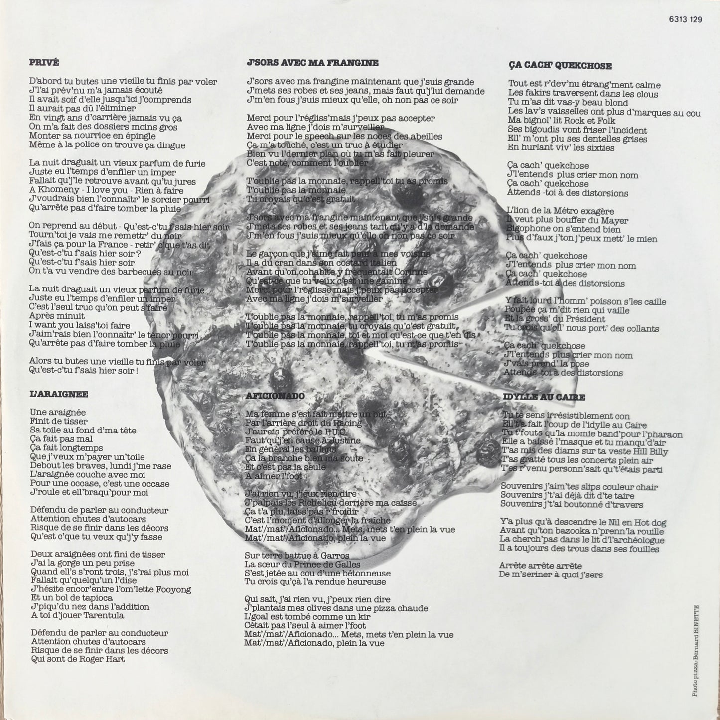 ALAIN BASHUNG - Pizza