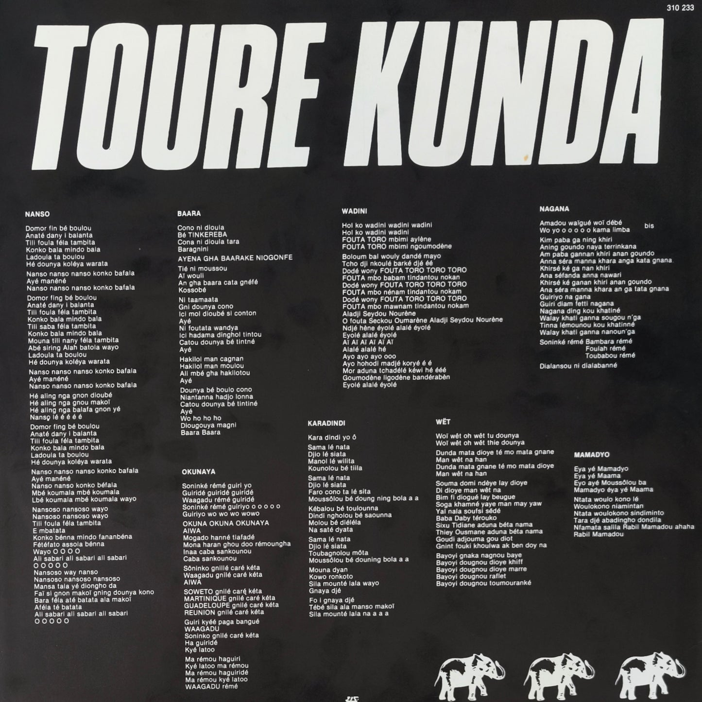 TOURE KUNDA - Toubab Bi