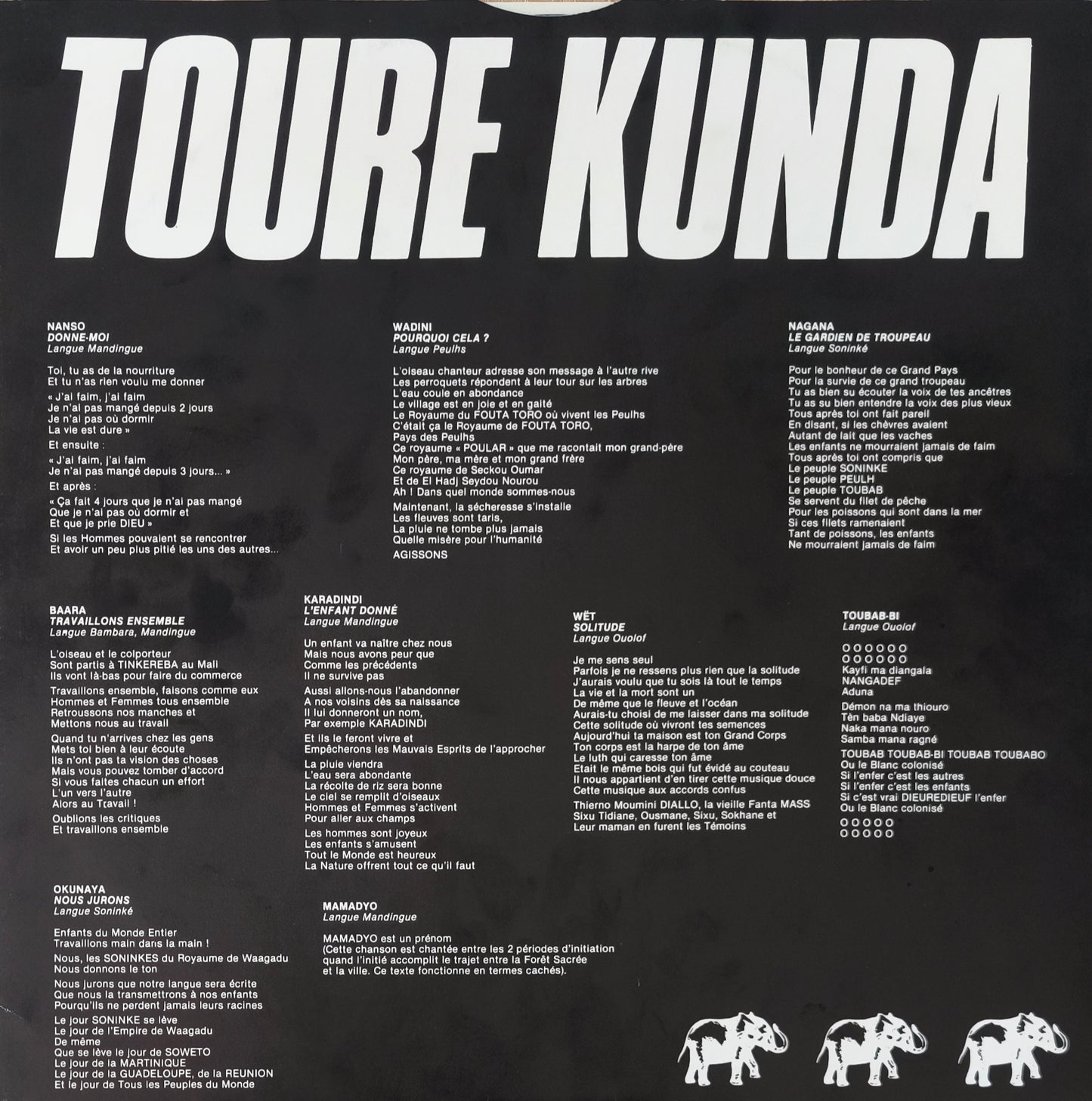 TOURE KUNDA - Toubab Bi