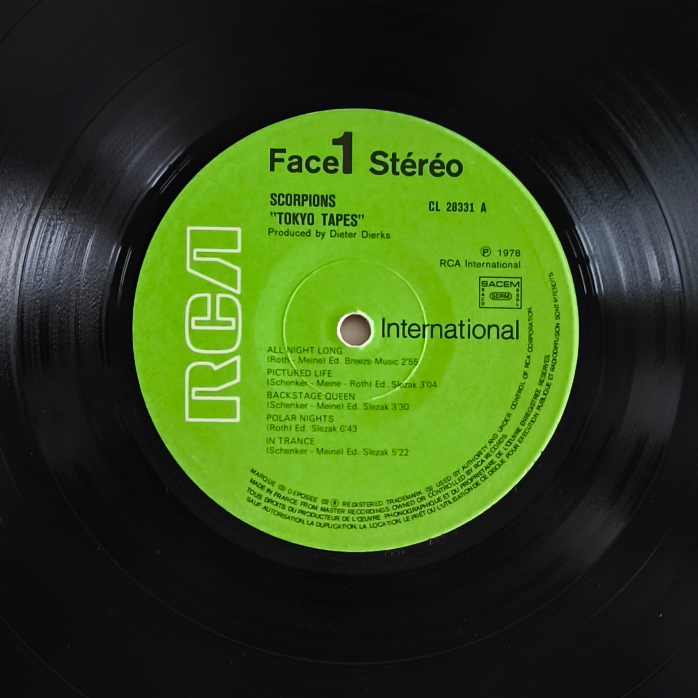 SCORPIONS - Tokyo Tapes