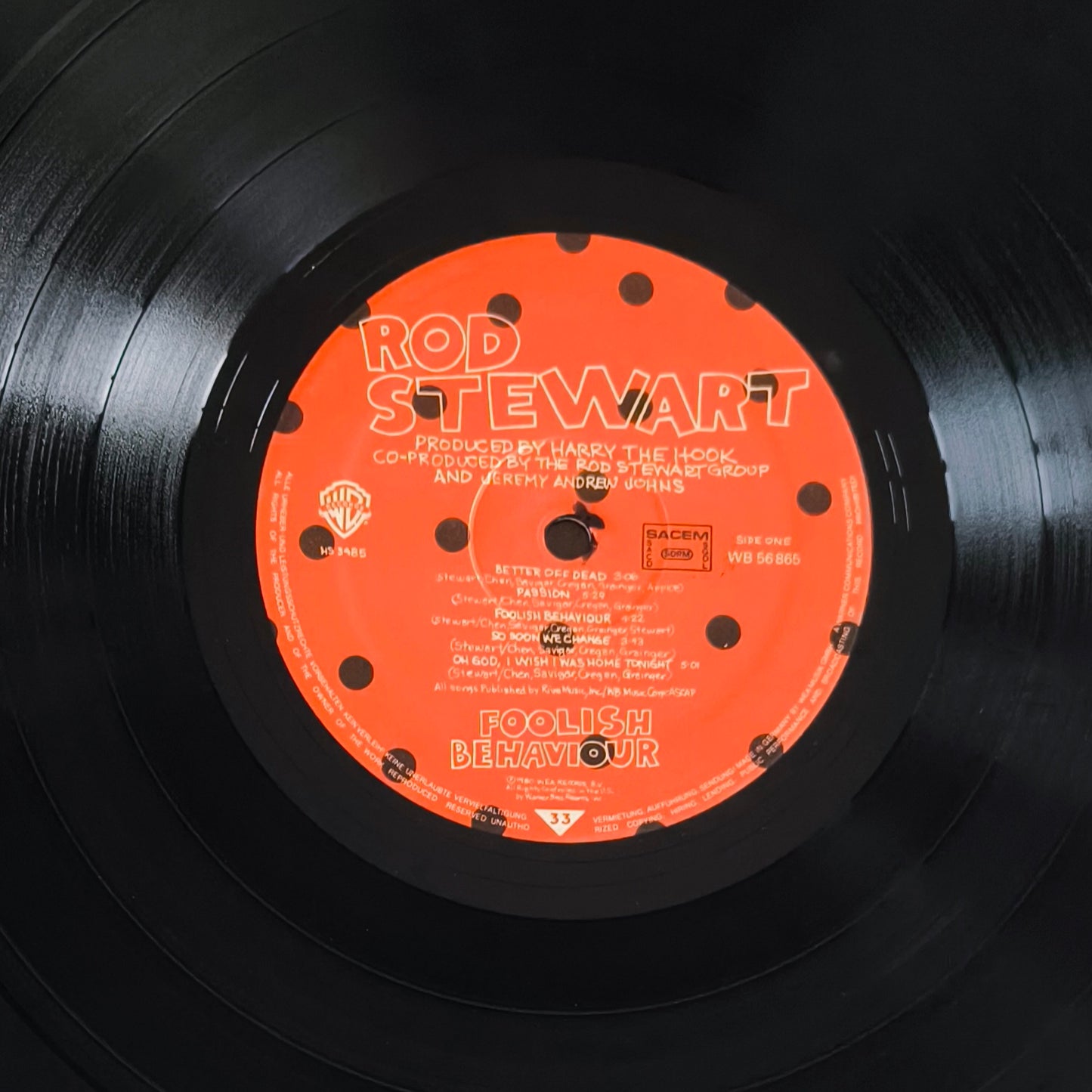 ROD STEWART - Foolish Behaviour