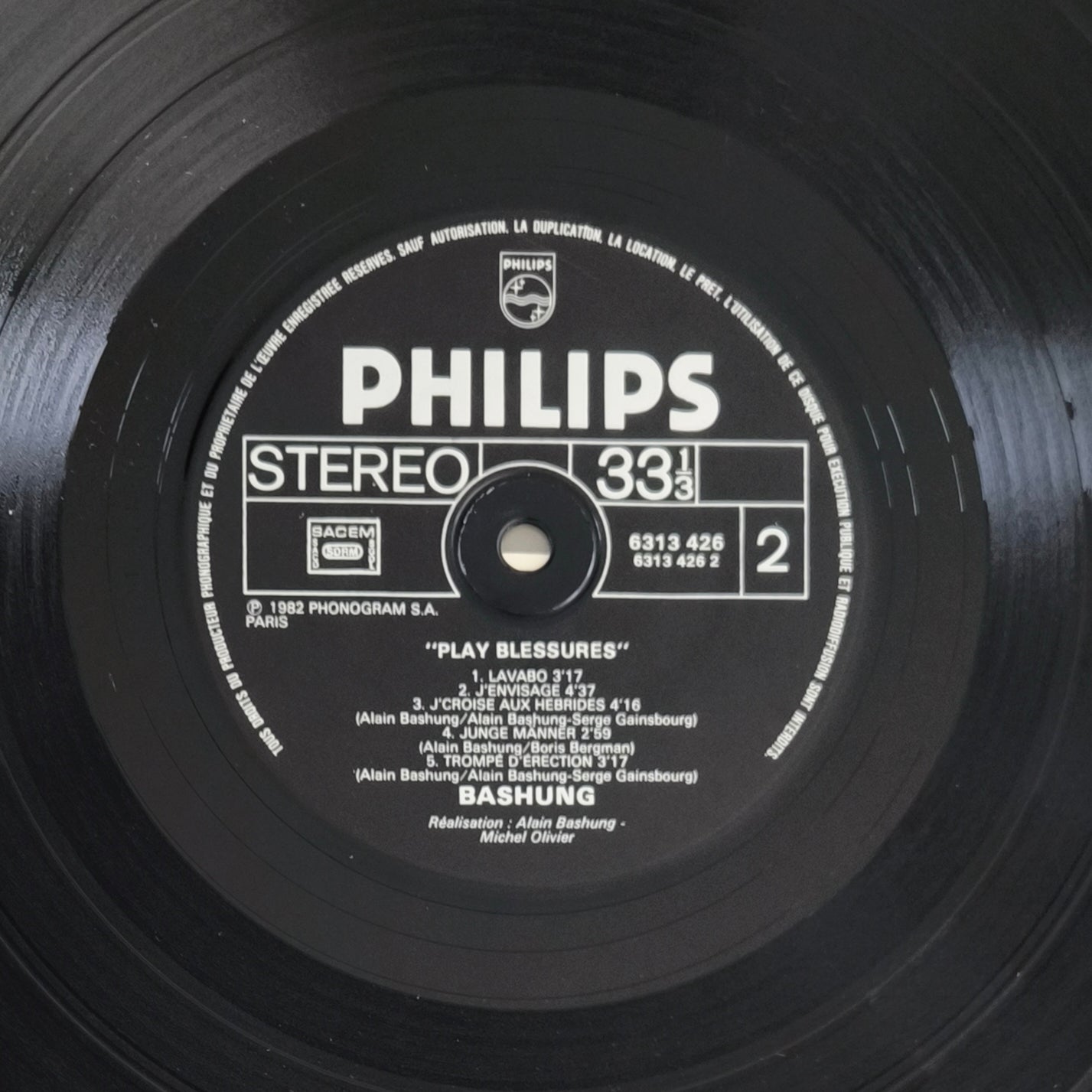 ALAIN BASHUNG - Play Blessures