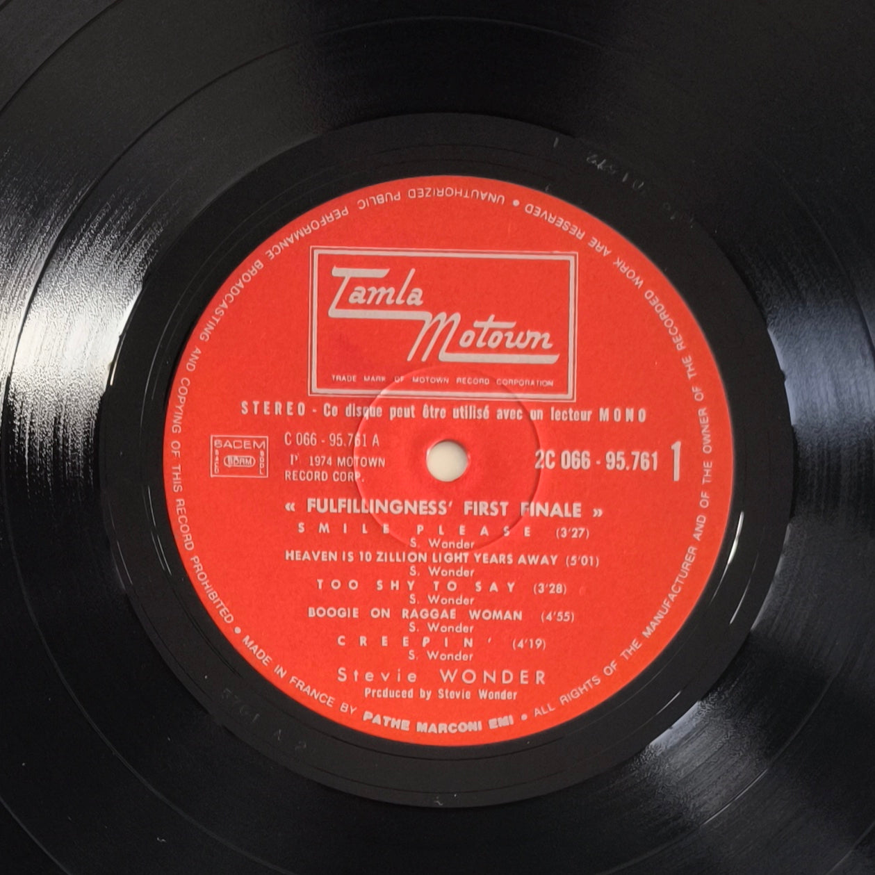 STEVIE WONDER - Fulfillingness' First Finale