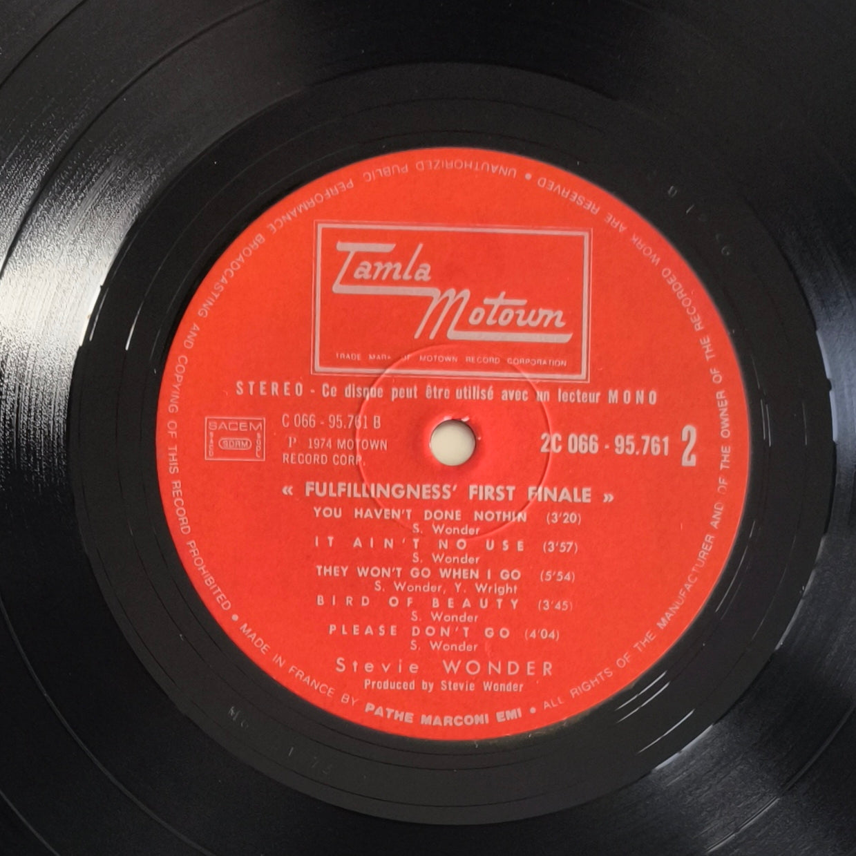 STEVIE WONDER - Fulfillingness' First Finale