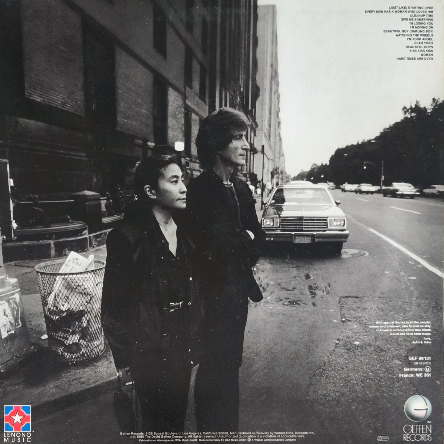 JOHN LENNON & YOKO ONO - Double Fantasy