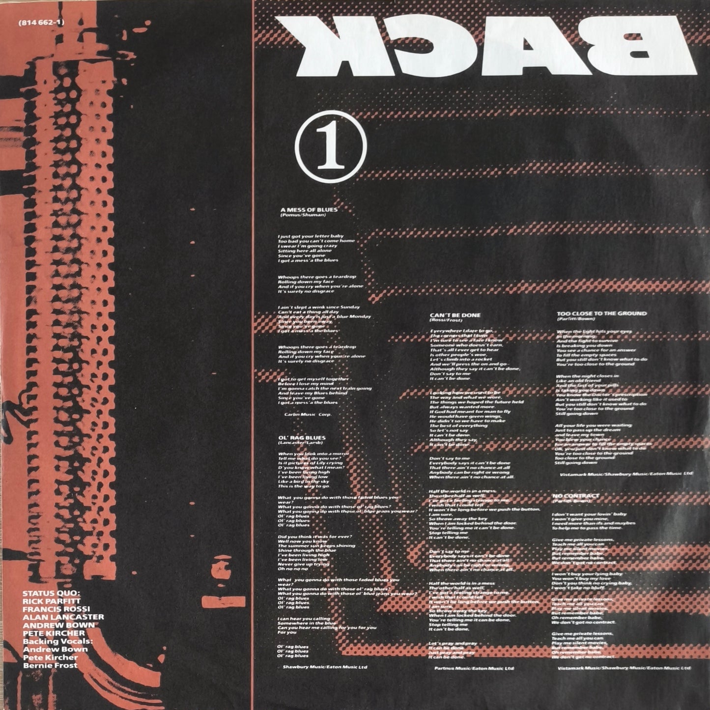 STATUS QUO - Back To Back