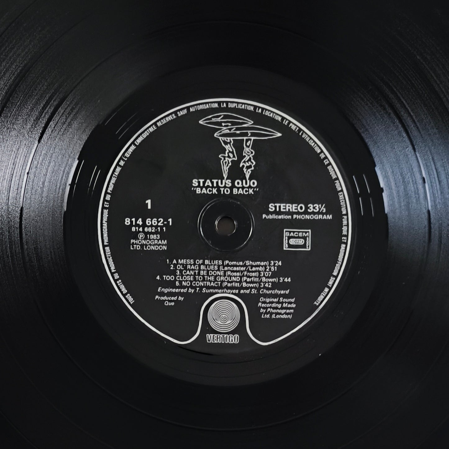 STATUS QUO - Back To Back