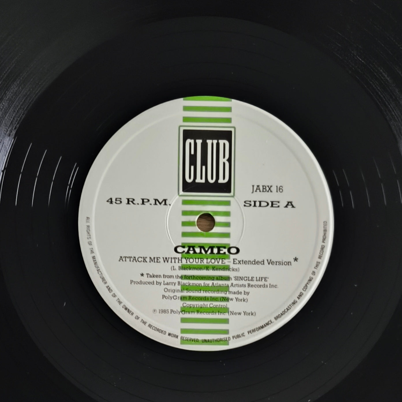 CAMEO - Attack Me With Your Love (Extended Version)