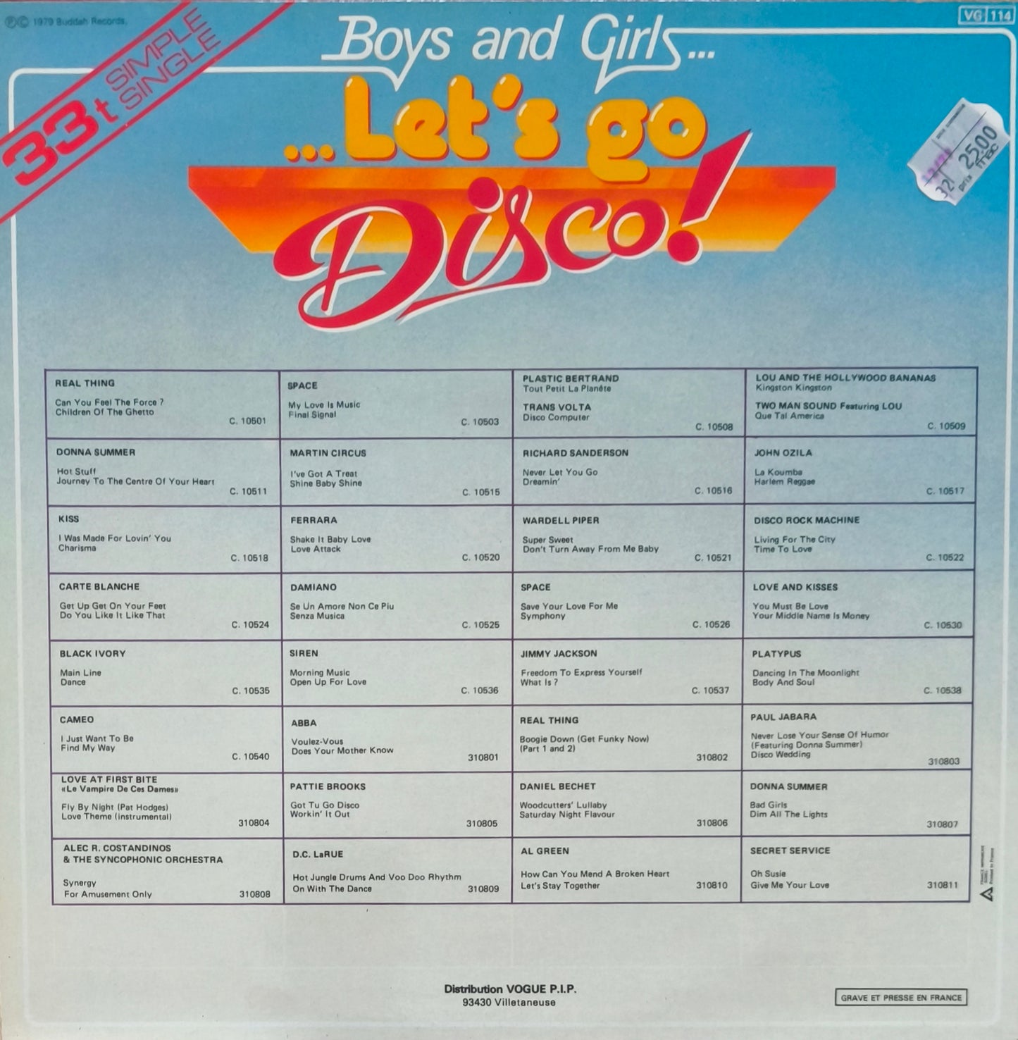 MICKEY'S MEN - (Here Comes) The Garbage Man (vinyle couleur)