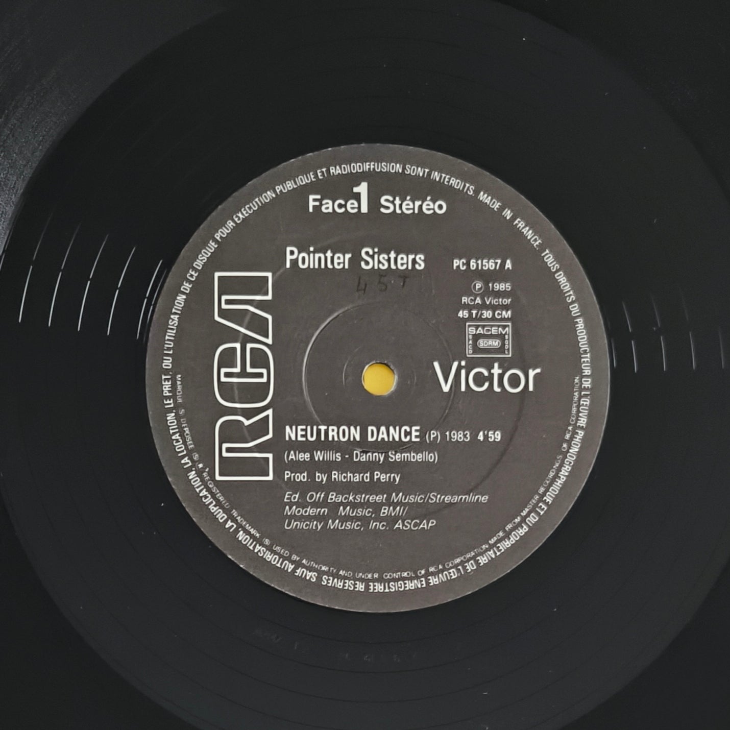 POINTER SISTERS - Neutron Dance