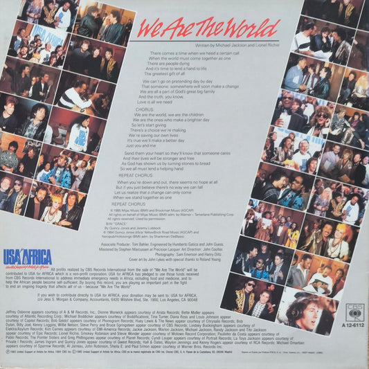 USA FOR AFRICA - We Are The World