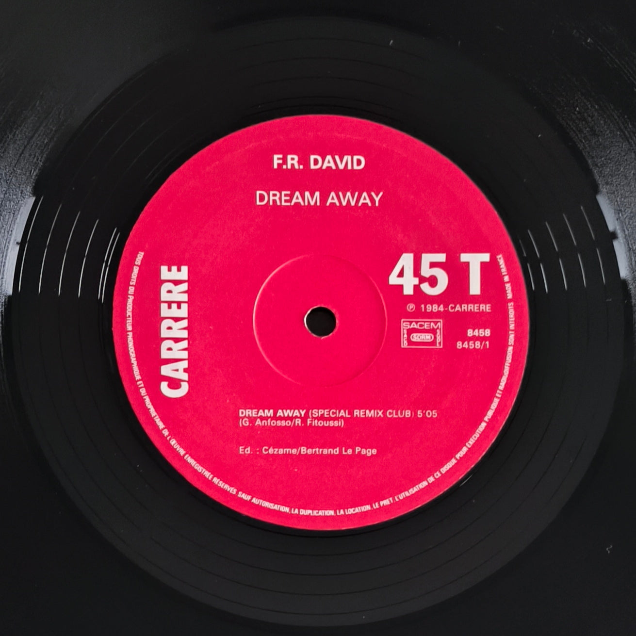 F.R. DAVID - Dream Away / Good Times