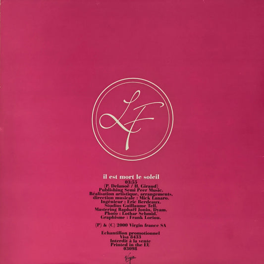 LIANE FOLY - Il Est Mort Le Soleil (Promo)