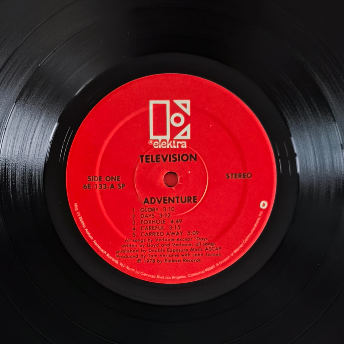 TELEVISION - Adventure (Pressage US)