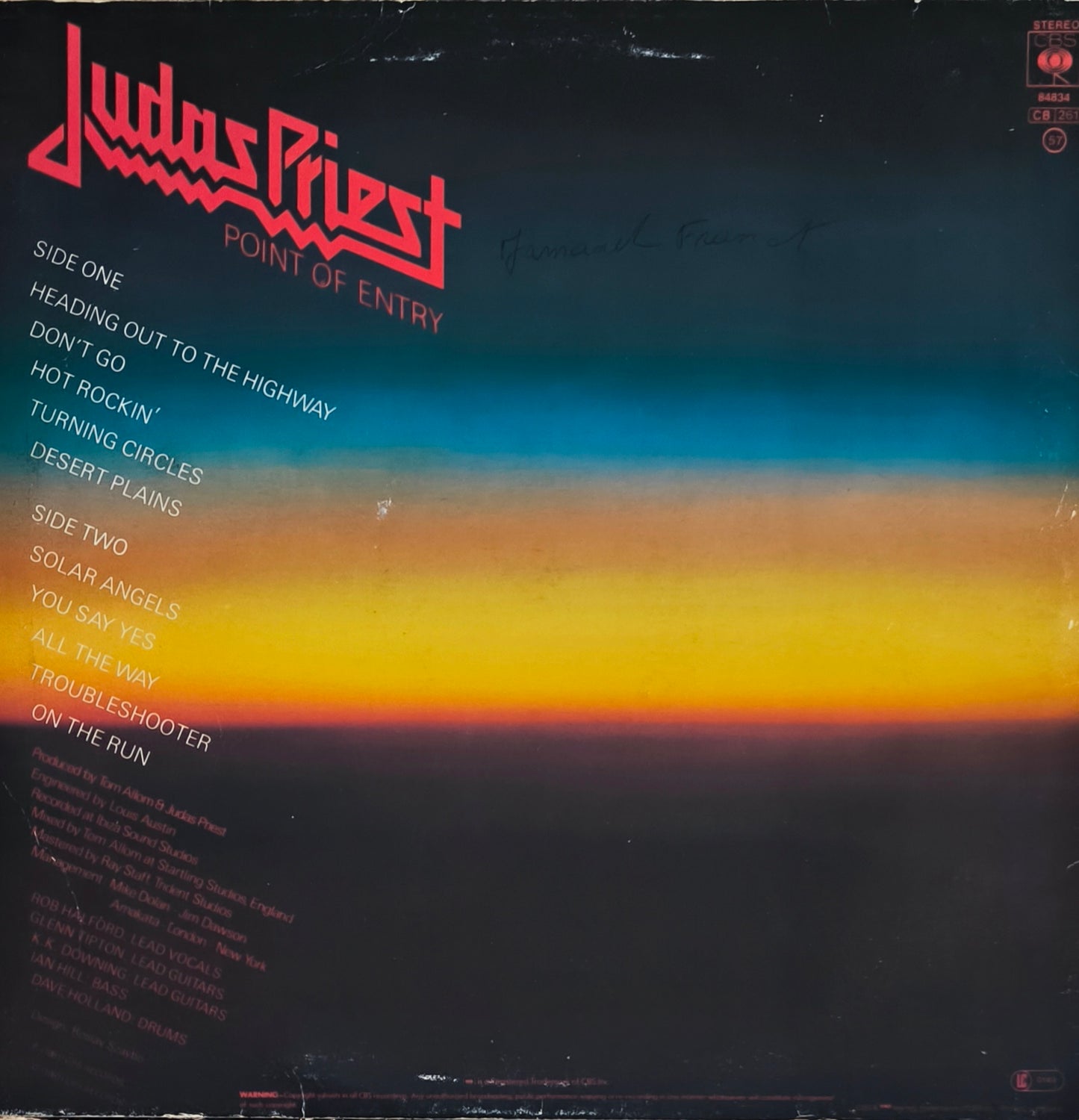 JUDAS PRIEST - Point Of Entry