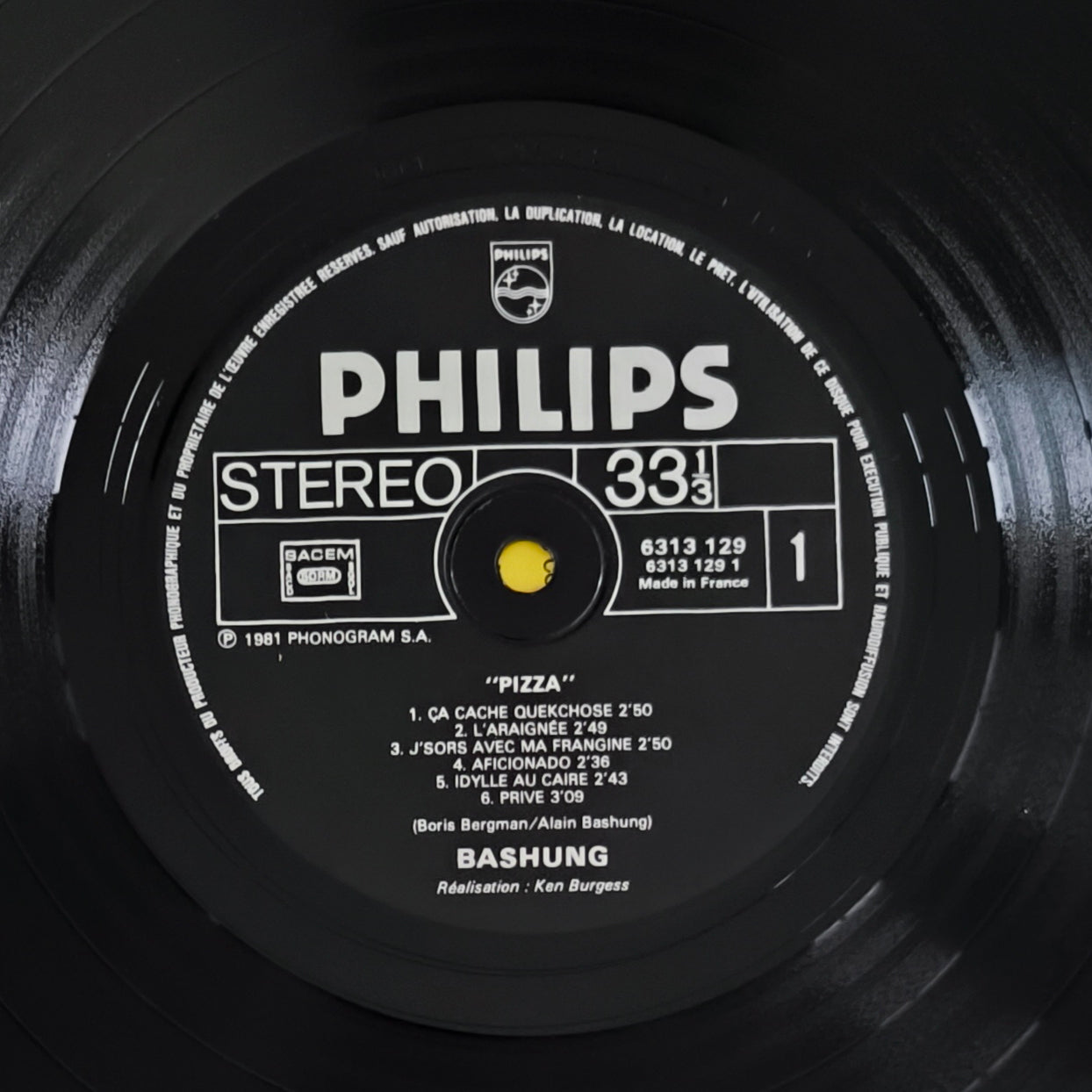 ALAIN BASHUNG - Pizza