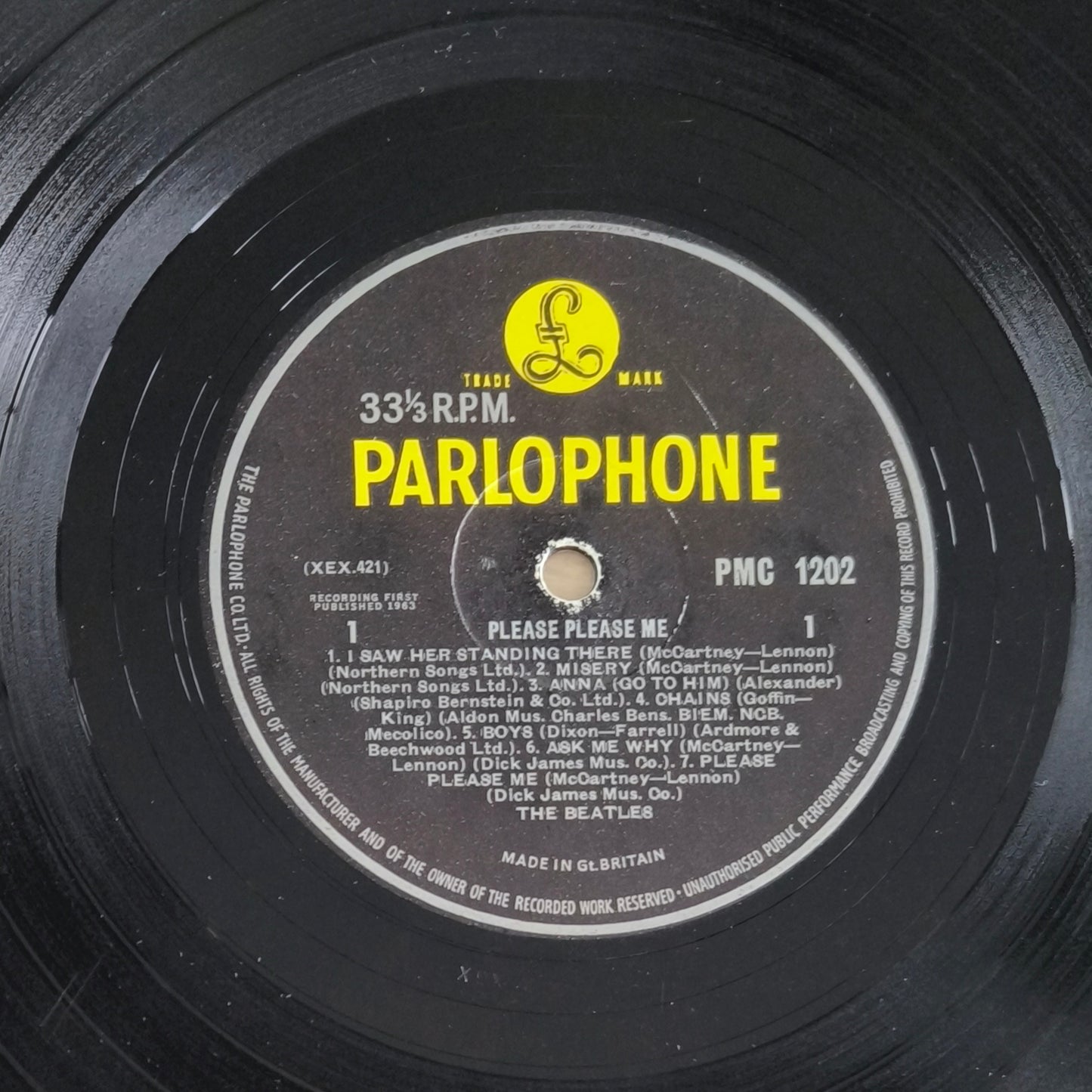THE BEATLES - Please Please Me (Pressage Mono UK 1963)