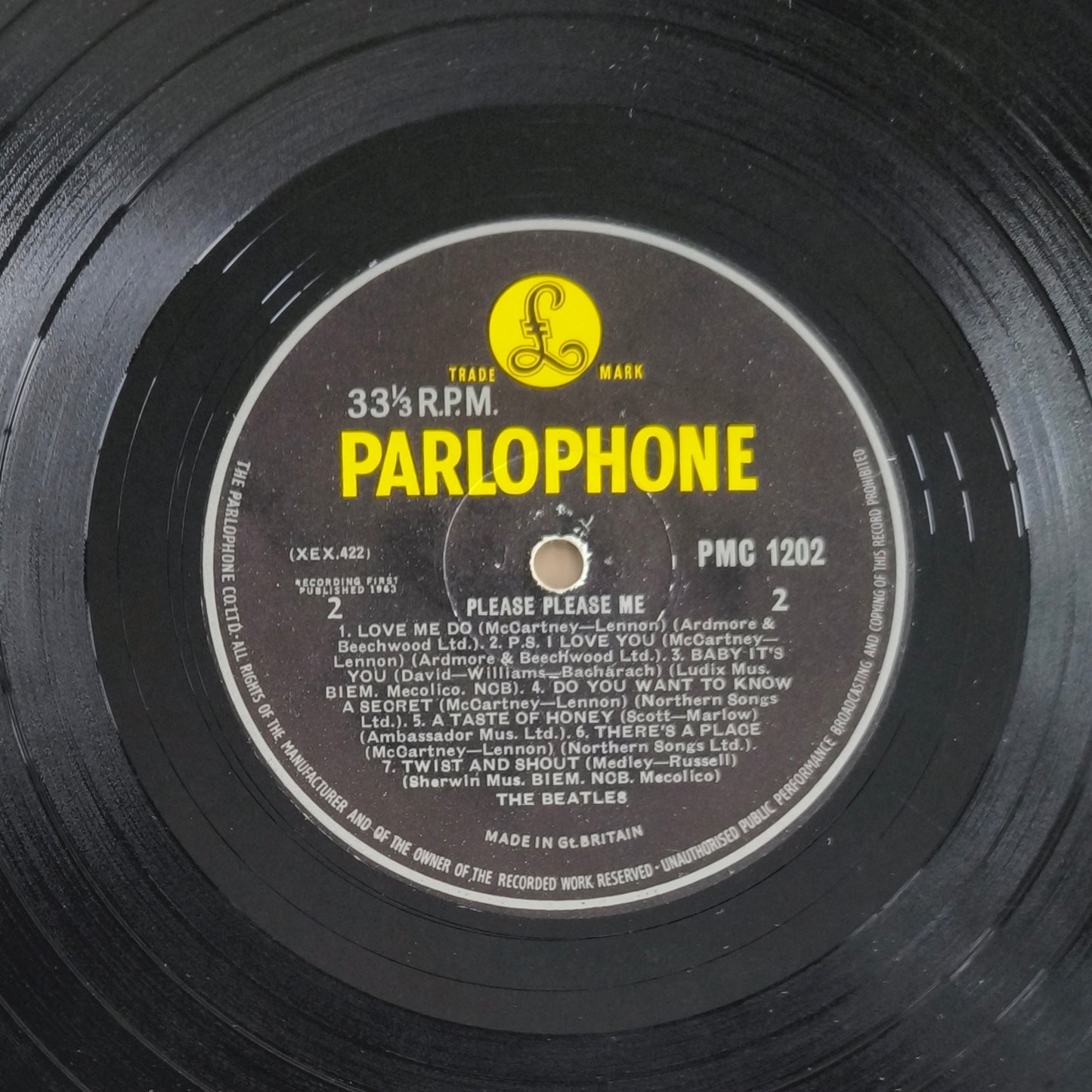THE BEATLES - Please Please Me (Pressage Mono UK 1963)