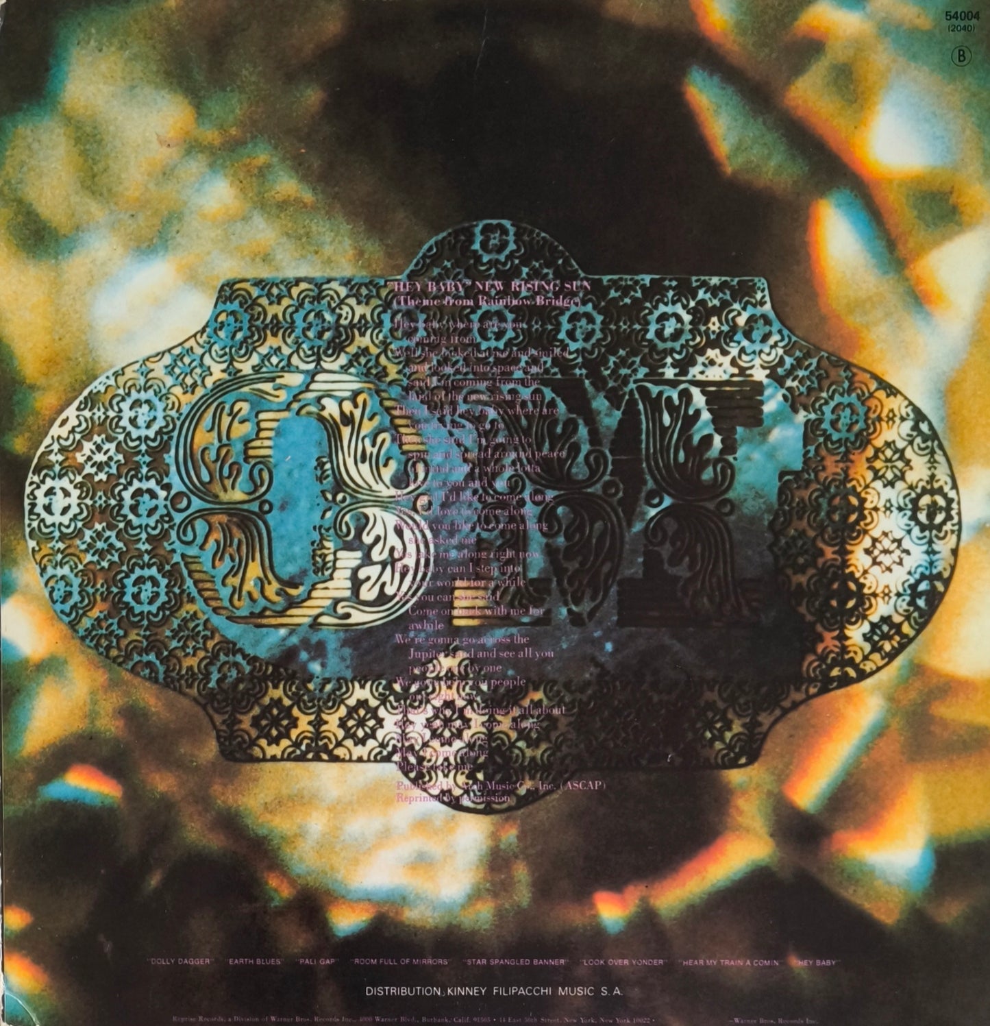 JIMI HENDRIX - Rainbow Bridge - Original Motion Picture Sound Track