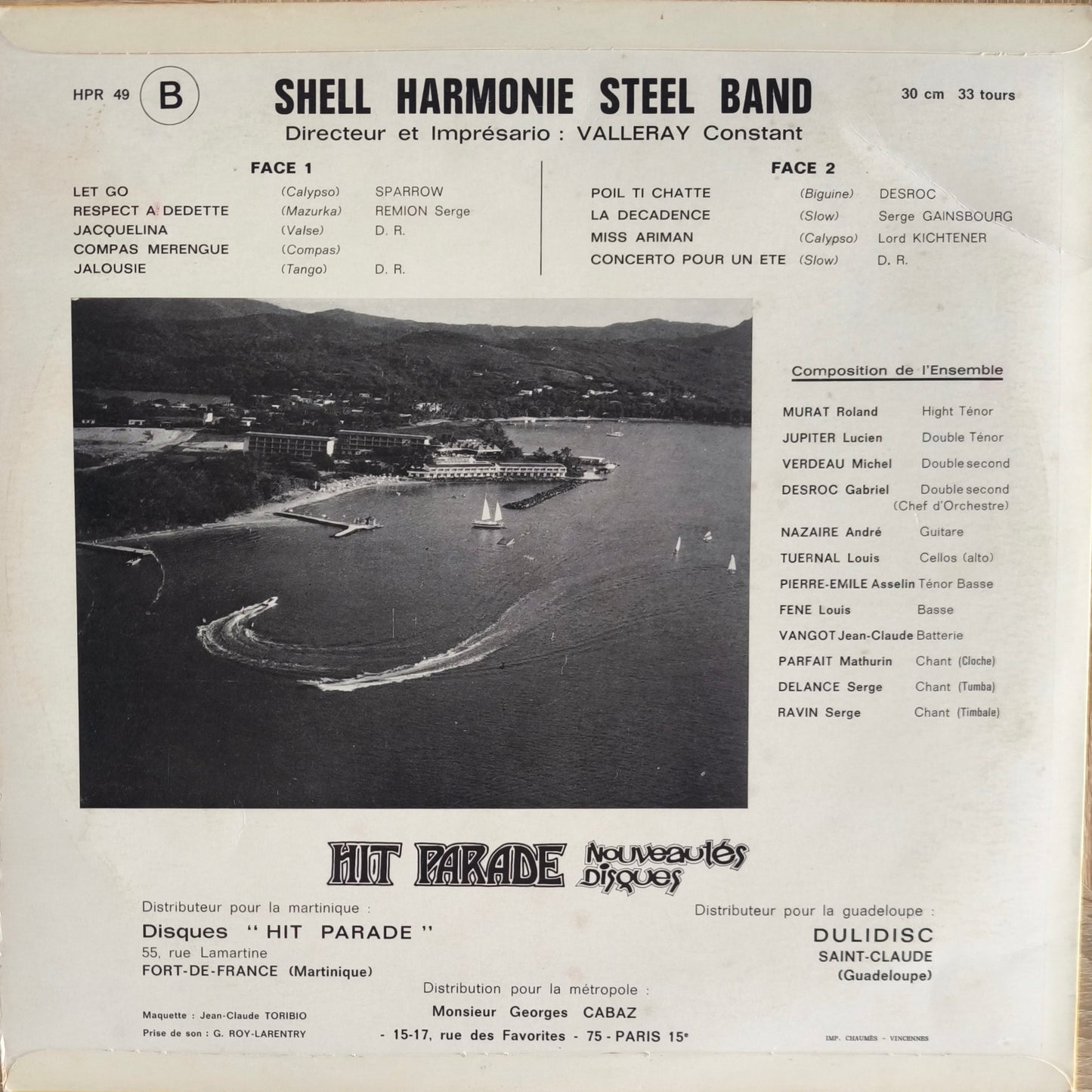 STEEL BAND SHELL DE L'HOTEL BAKOUA MARTINIQUE - Shell Harmonie Steel Band