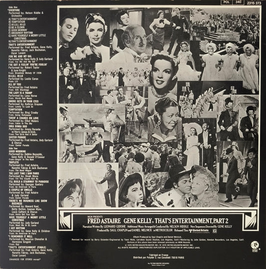 THAT'S ENTERTAINMENT PART 2 - Music From The Motion Picture Soundtrack