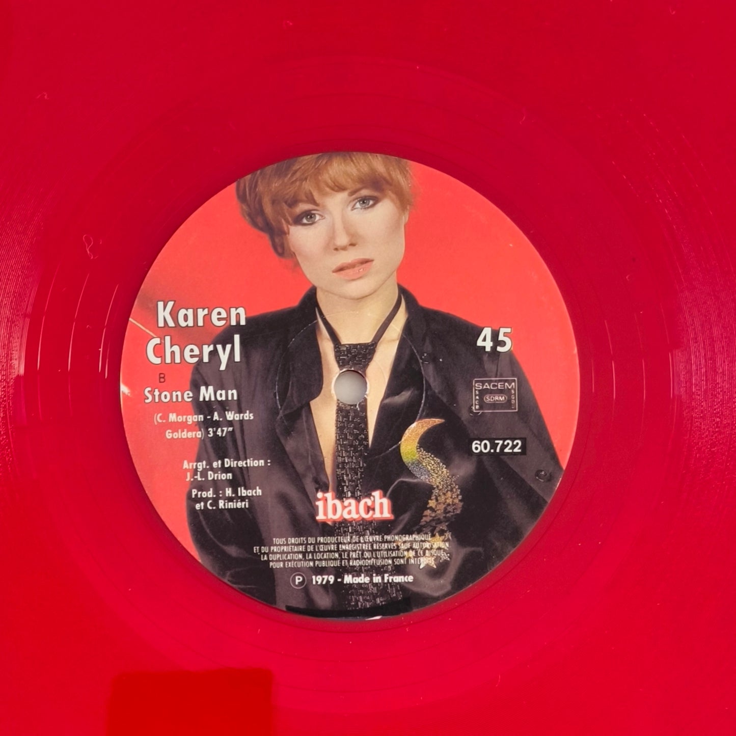 KAREN CHERYL - Show Me You're Man Enough (Disque Couleur Rouge)