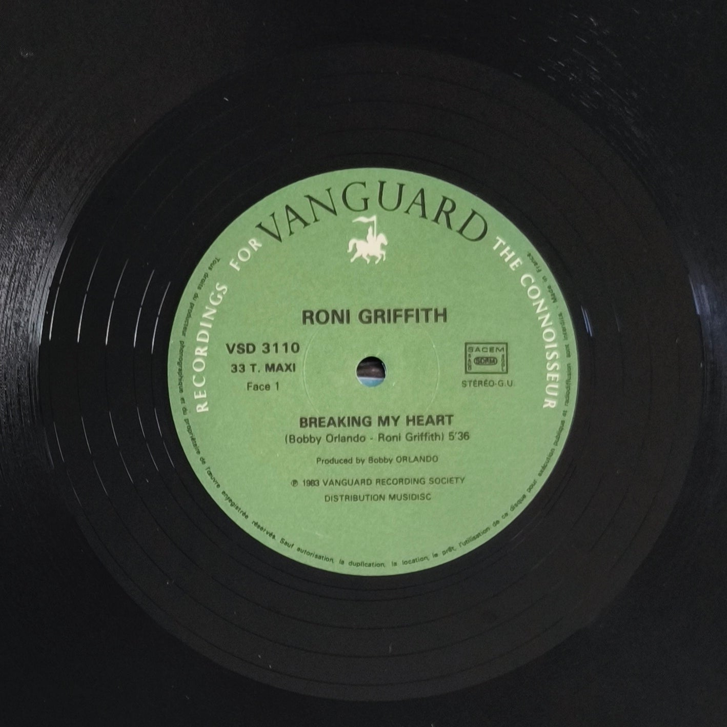 RONI GRIFFITH - Breaking My Heart