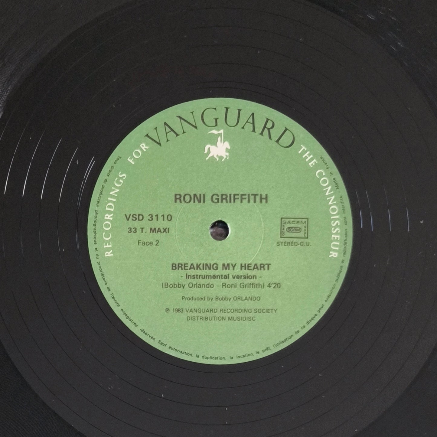 RONI GRIFFITH - Breaking My Heart