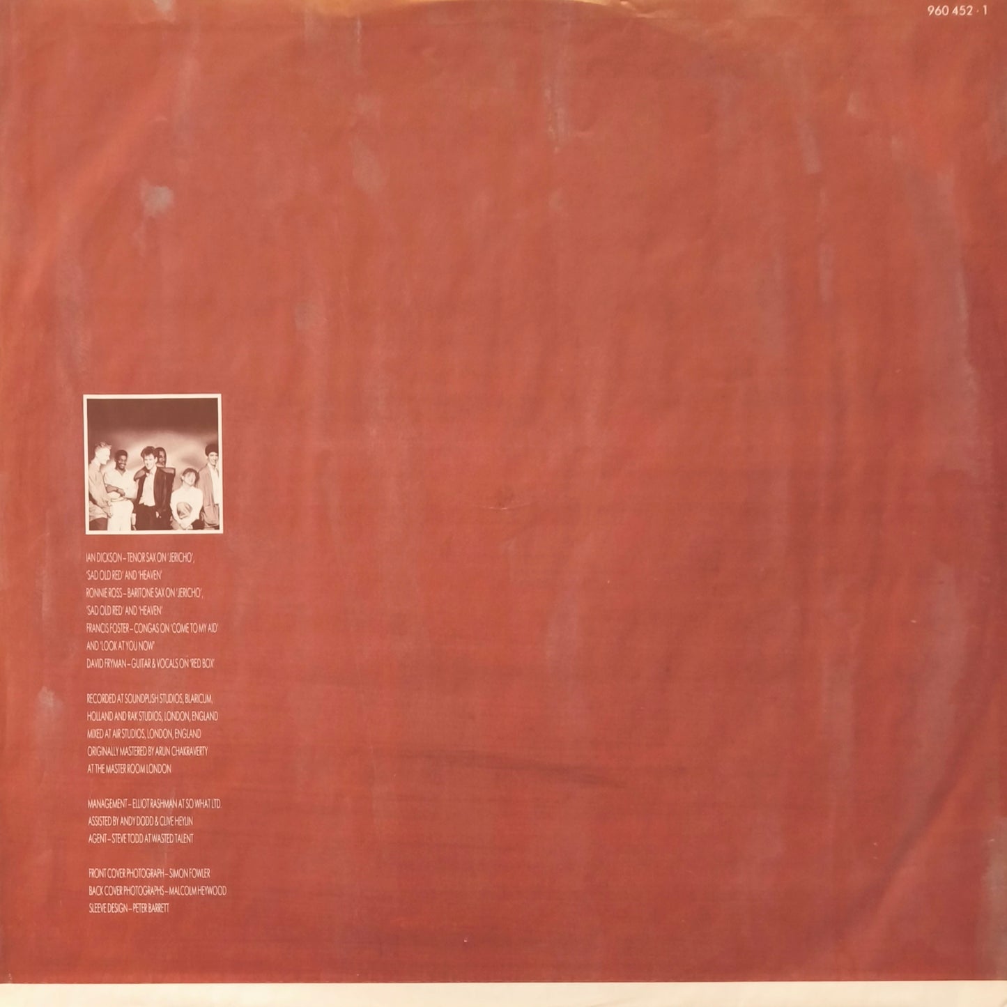 SIMPLY RED - Picture Book