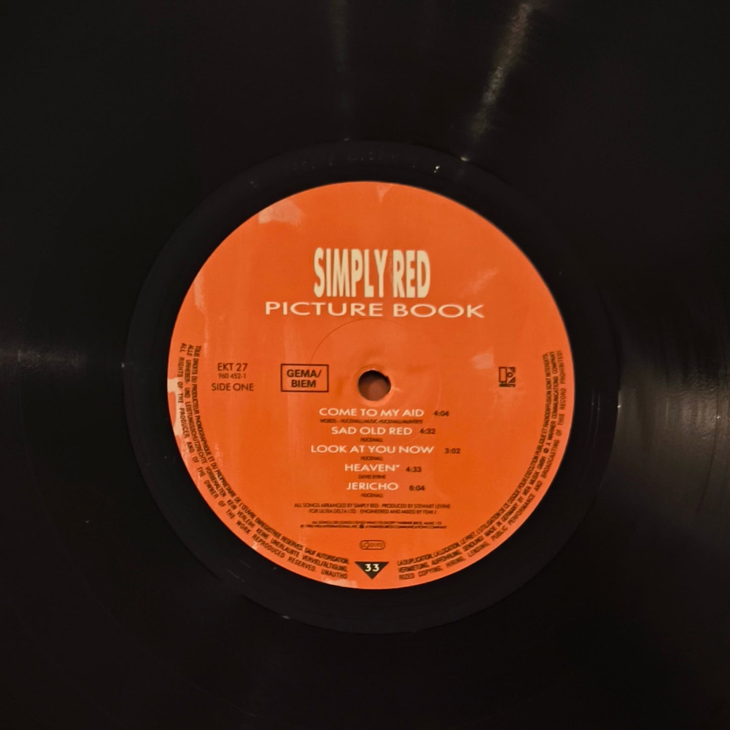 SIMPLY RED - Picture Book