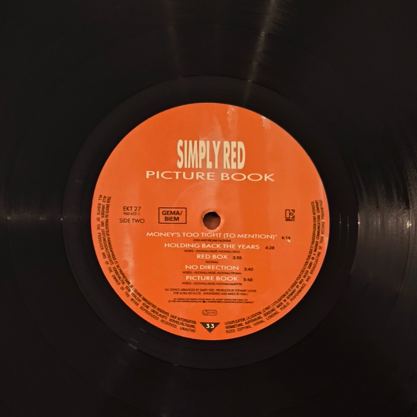 SIMPLY RED - Picture Book