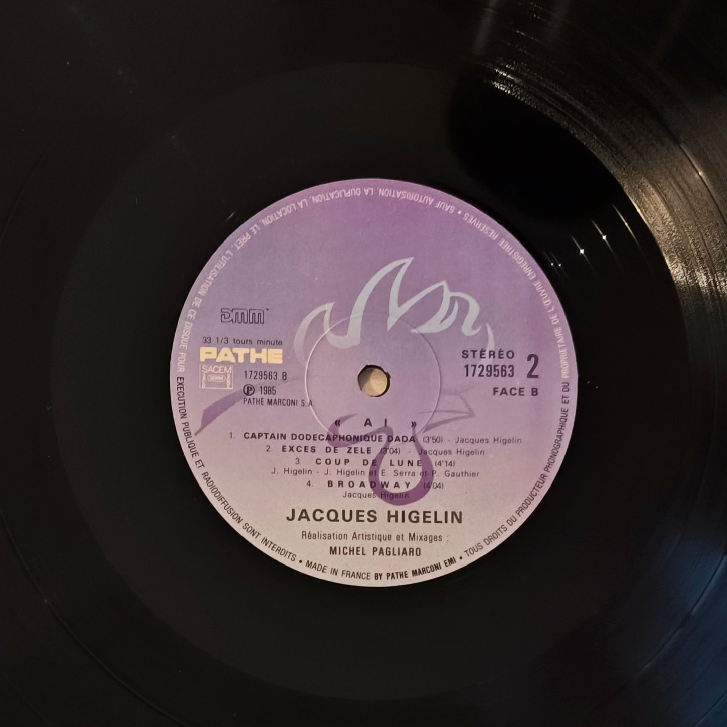 JACQUES HIGELIN - Aï