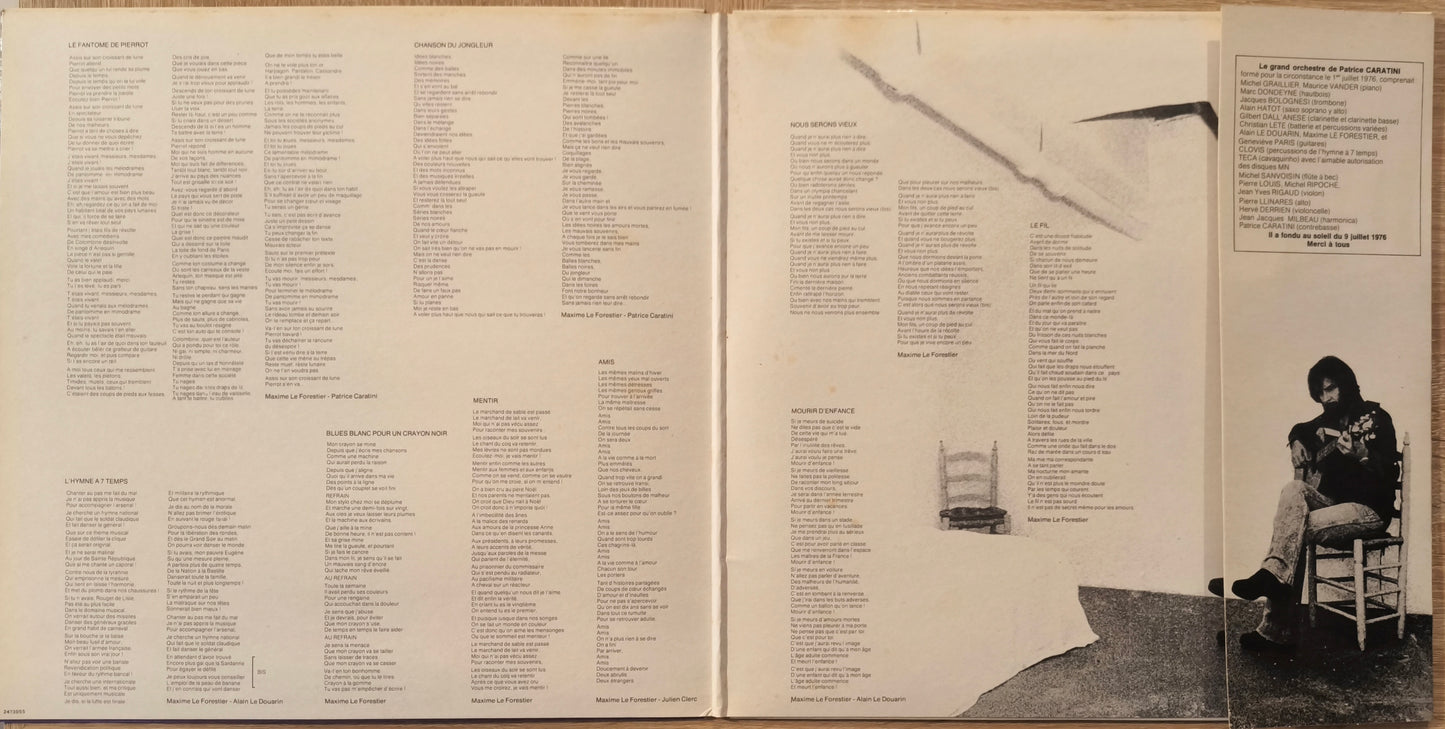 MAXIME LEFORESTIER - Hymne A Sept Temps