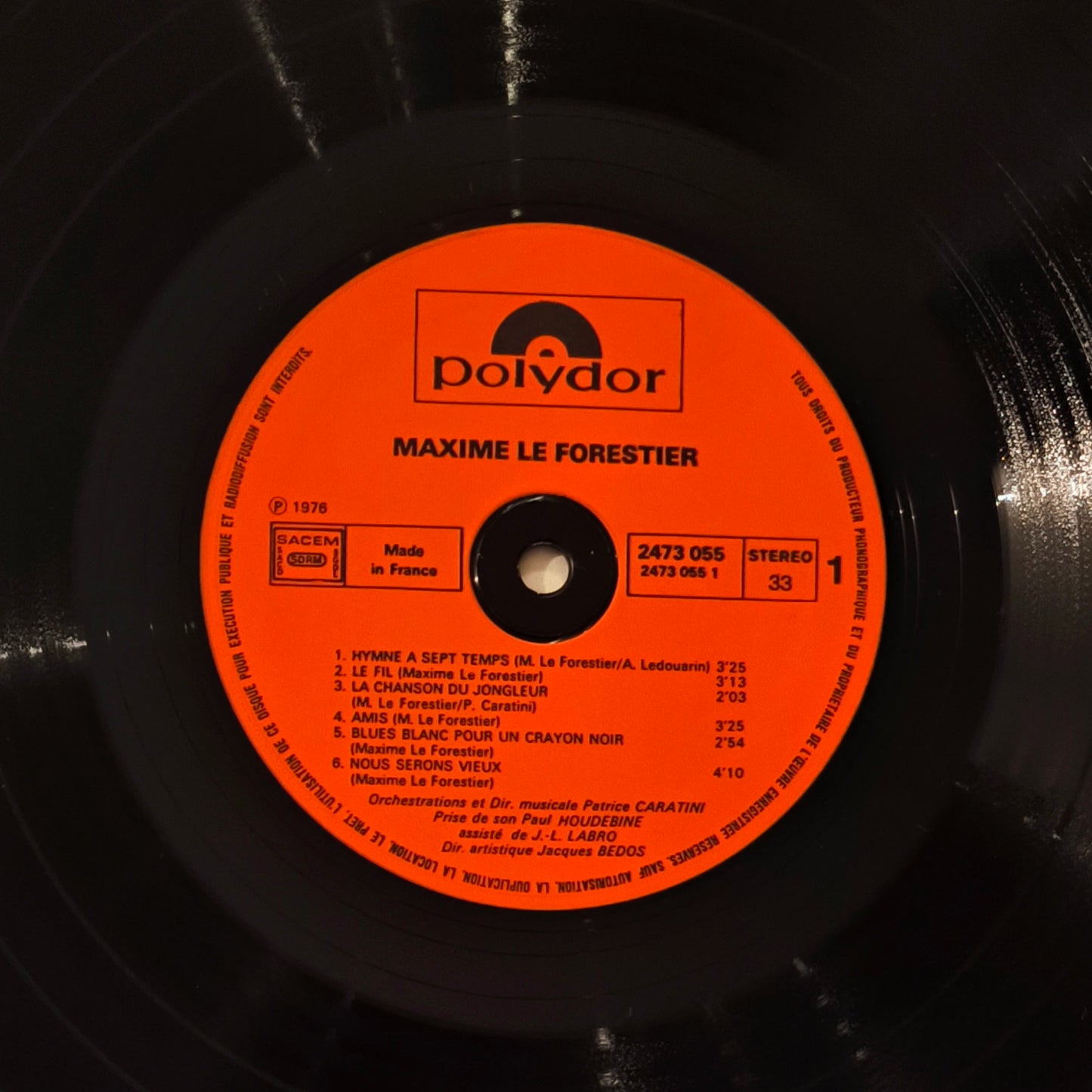 MAXIME LEFORESTIER - Hymne A Sept Temps