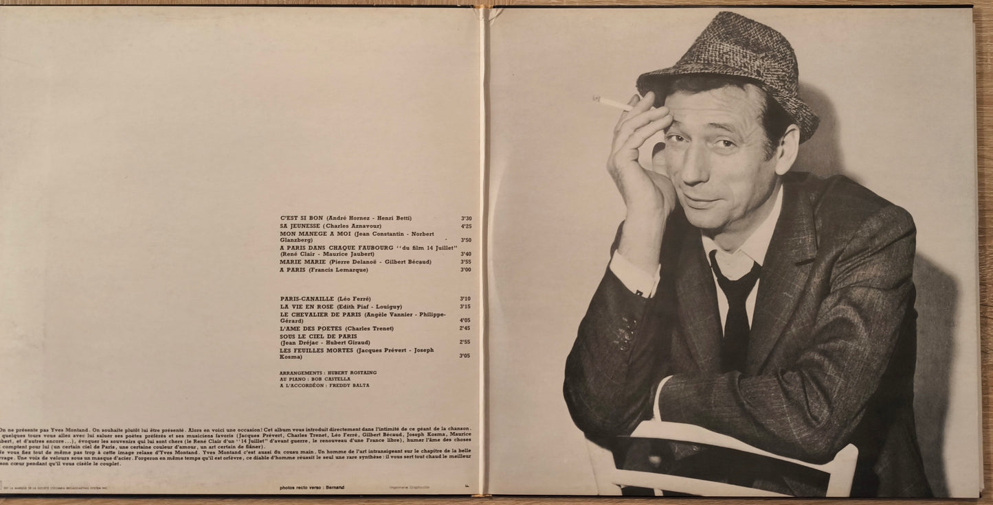 YVES MONTAND - Le Paris De... Yves Montand