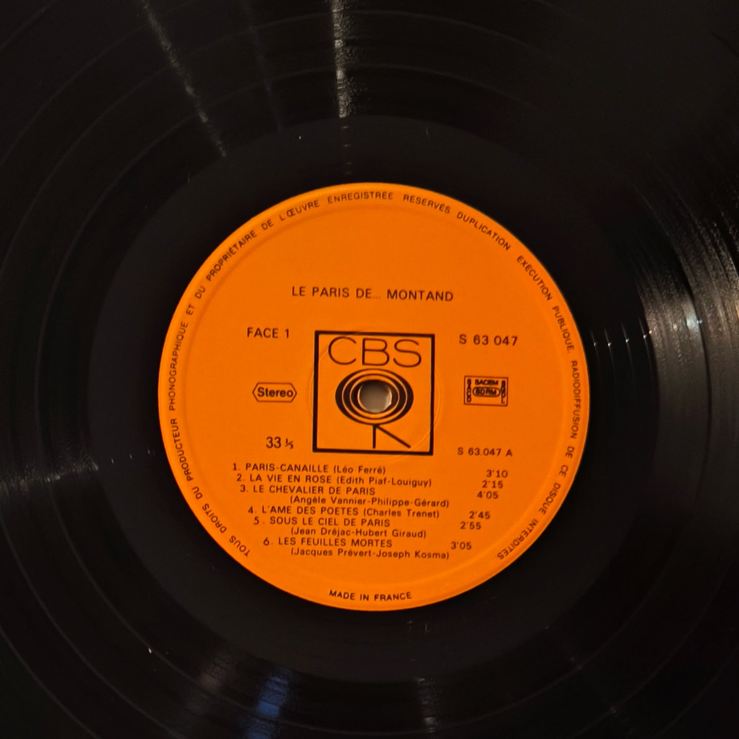 YVES MONTAND - Le Paris De... Yves Montand