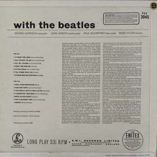 THE BEATLES - With The Beatles (pressage UK)