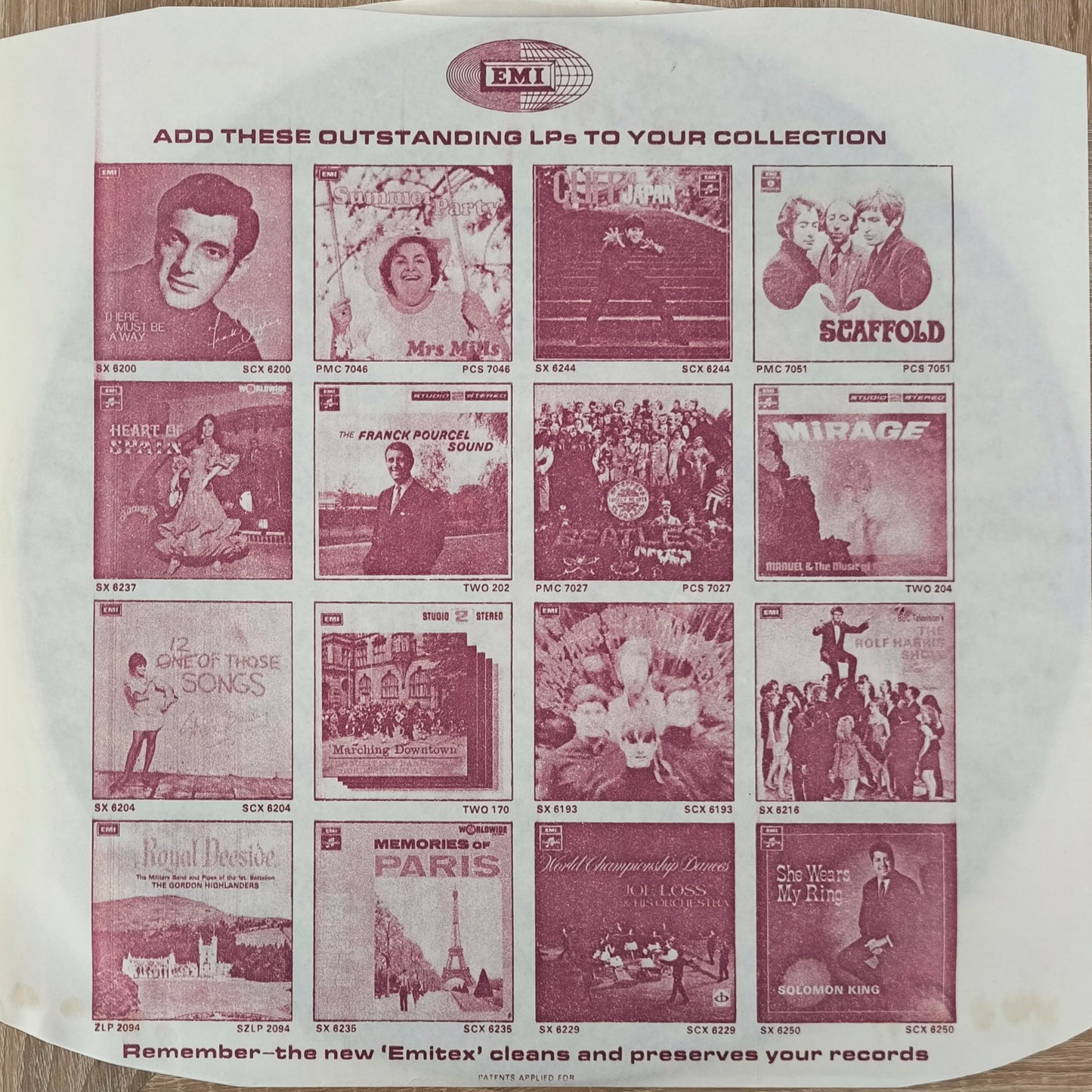 THE BEATLES - With The Beatles (pressage UK)