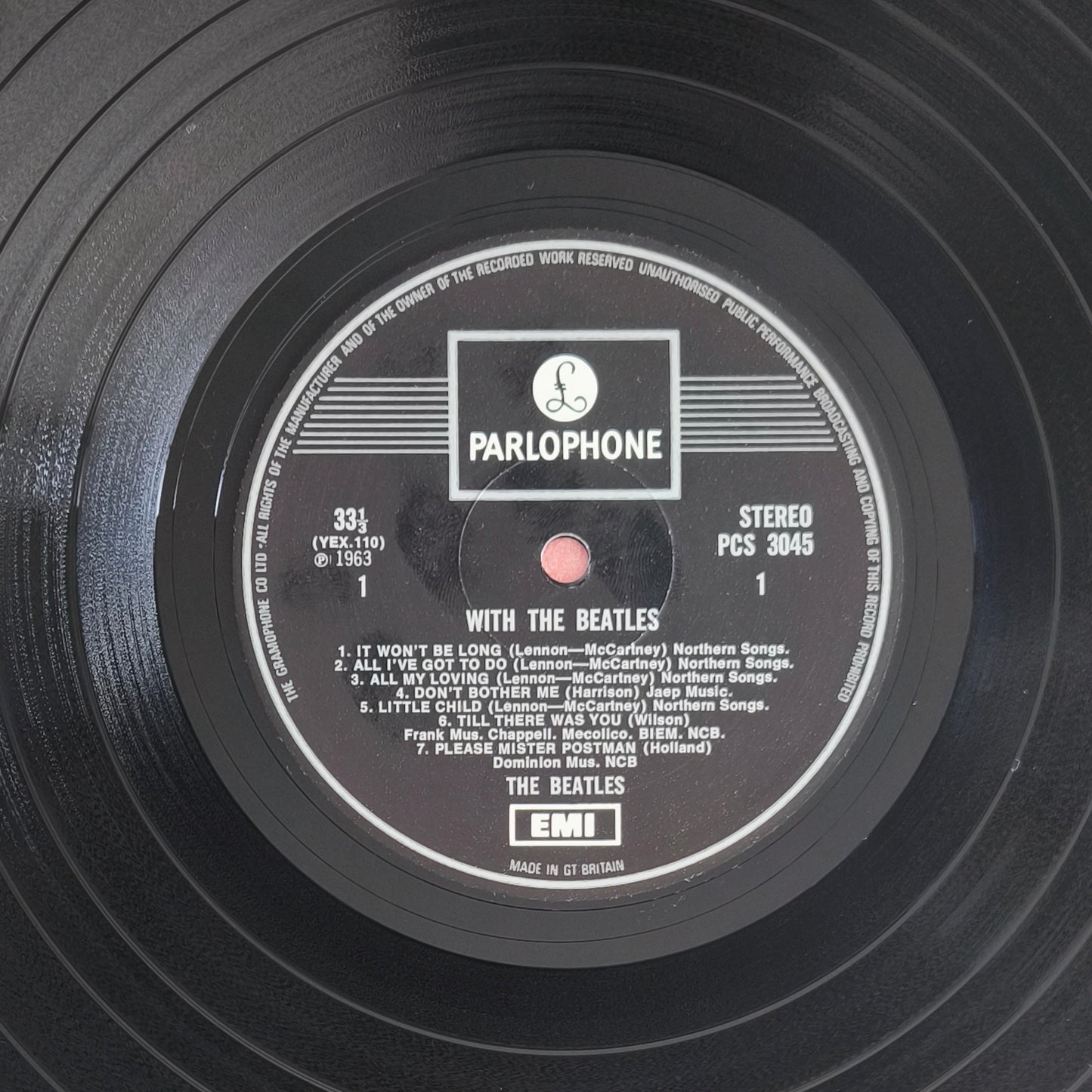 THE BEATLES - With The Beatles (pressage UK)