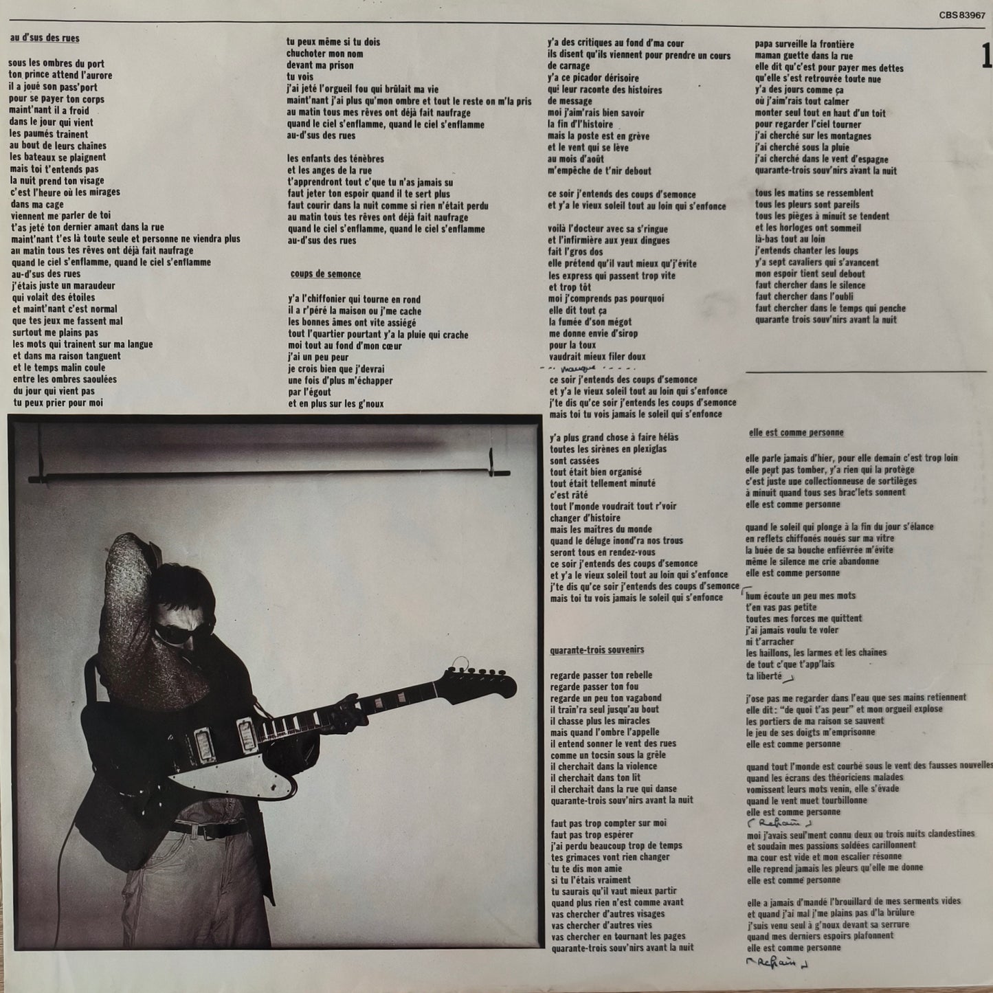 JEAN PATRICK CAPDEVIELLE - Les enfants de ténèbres et les anges de la rue