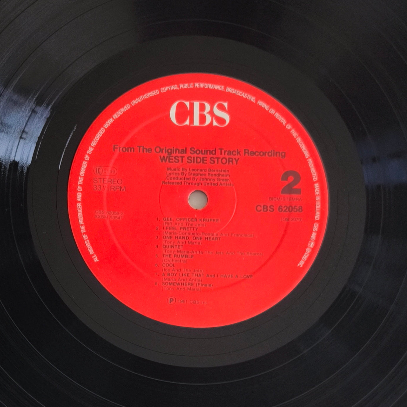 LEONARD BERNSTEIN - West Side Story (The Original Sound Track Recording)