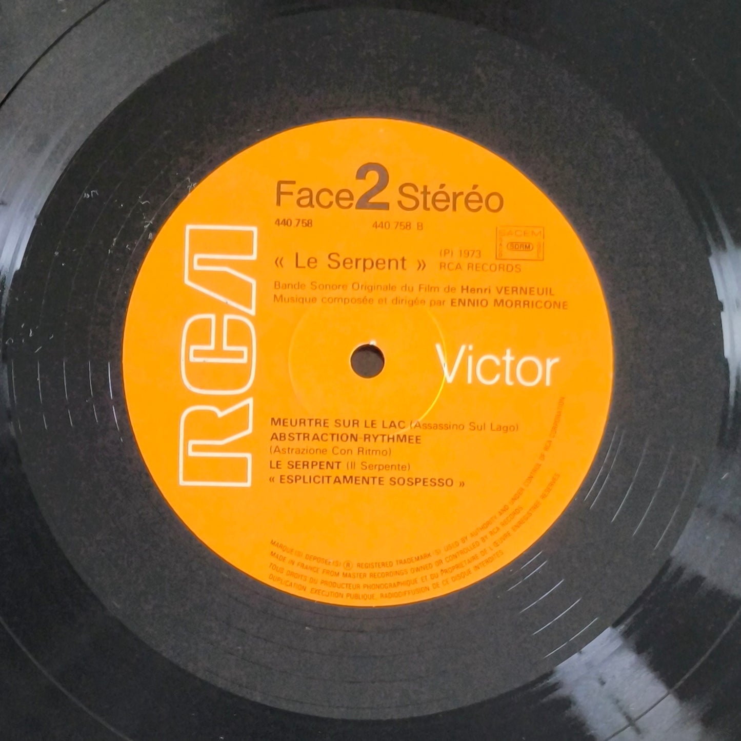 ENNIO MORRICONE - Le Serpent