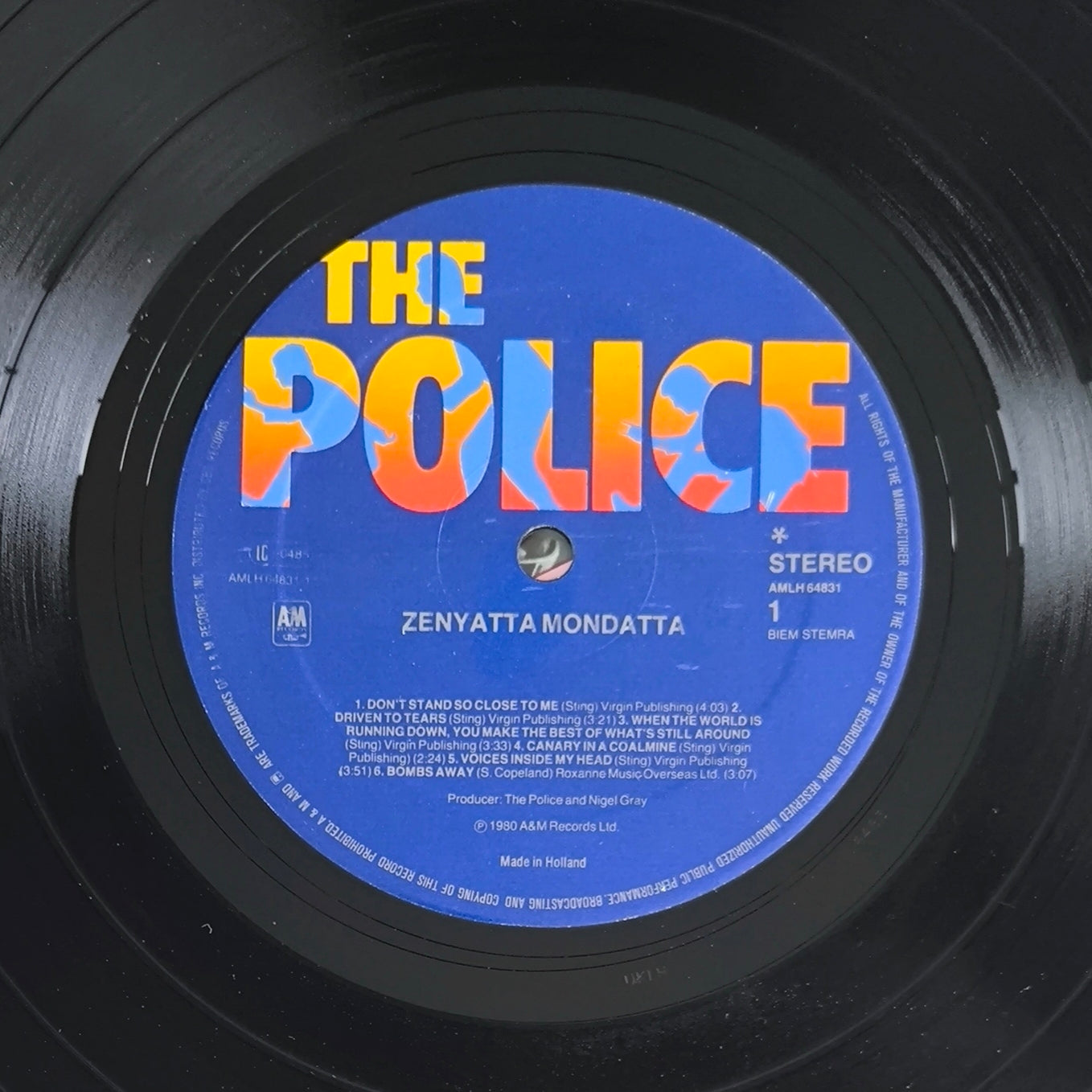 THE POLICE - Zenyatta Mondatta