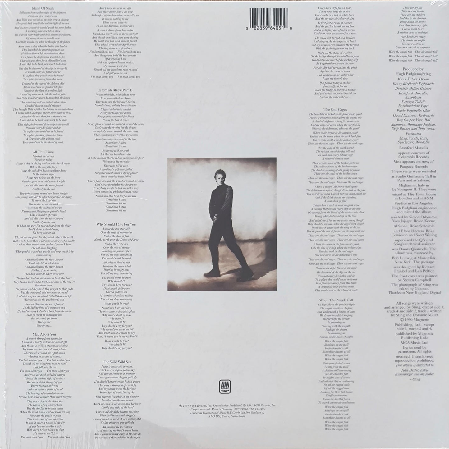 STING - The Soul Cages (Pressage 2016)