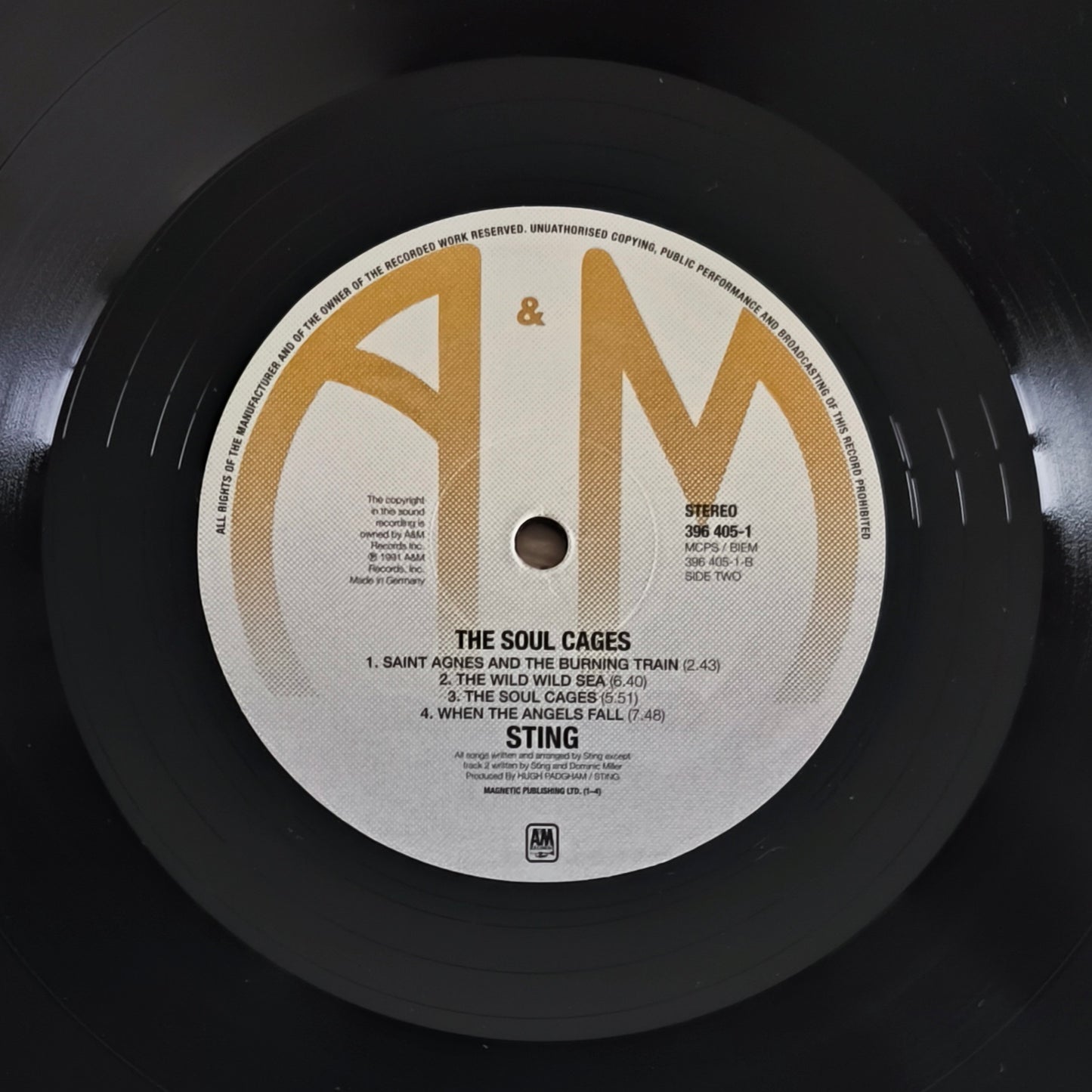 STING - The Soul Cages (Pressage 2016)