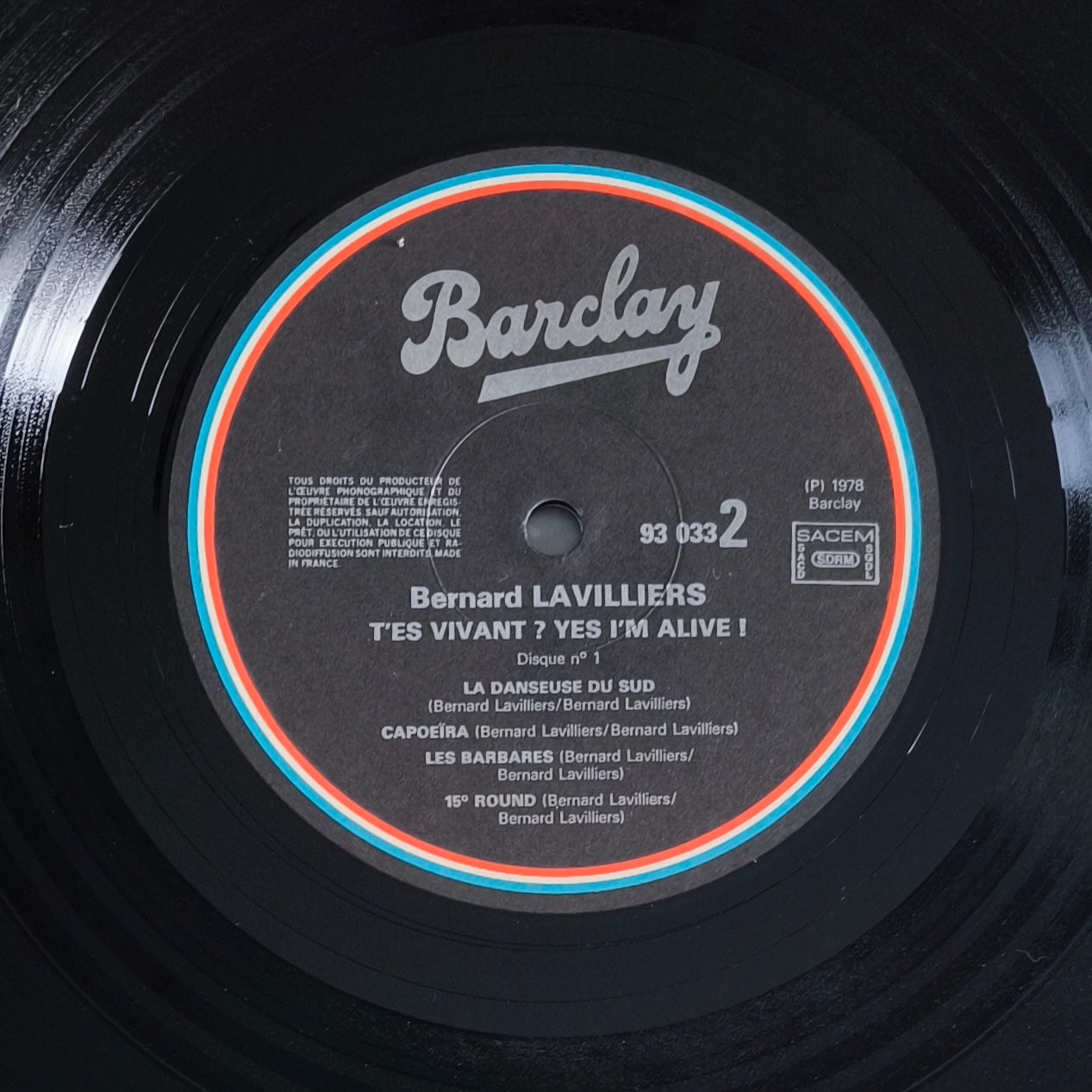 BERNARD LAVILLIERS - T'es Vivant...?
