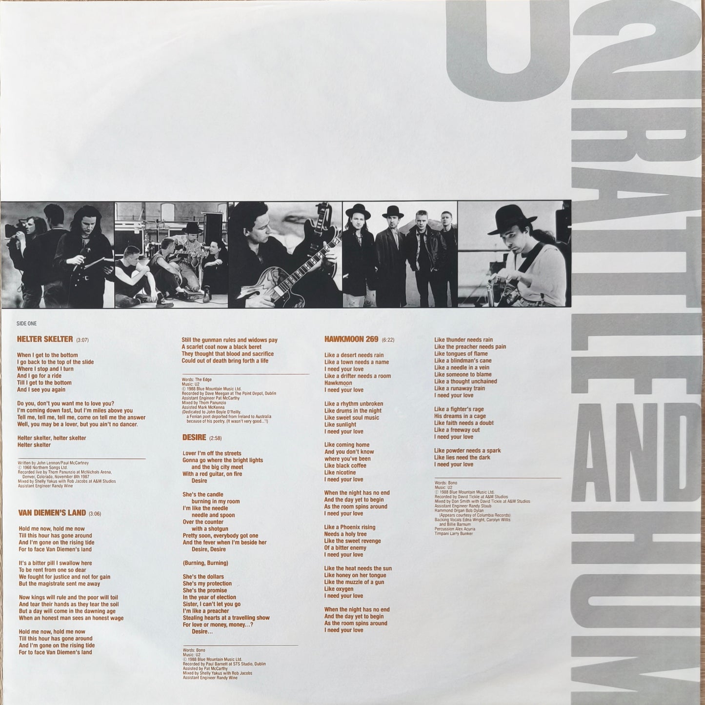 U2 - Rattle And Hum